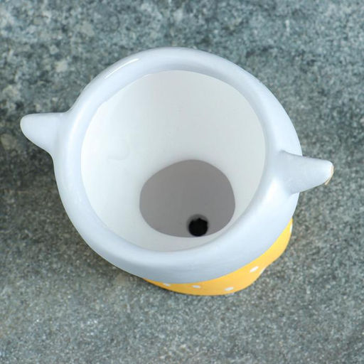 Горшок для цветов «Милый котёнок», 300 мл, 11×6 см, керамика