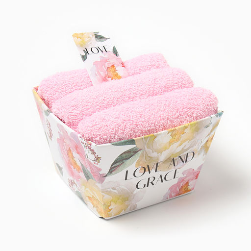 Набор полотенец Этель Love and grace 35х50 см - 3 шт, 100% хл, махра 340 г/м2  фото 6