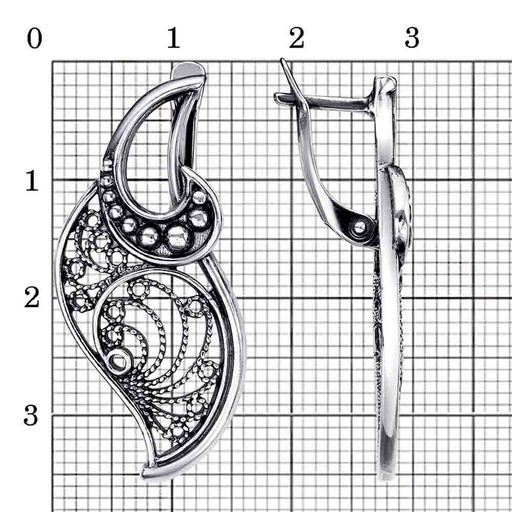 СЕРЬГИ 34014646 - Красная пресня фото 2