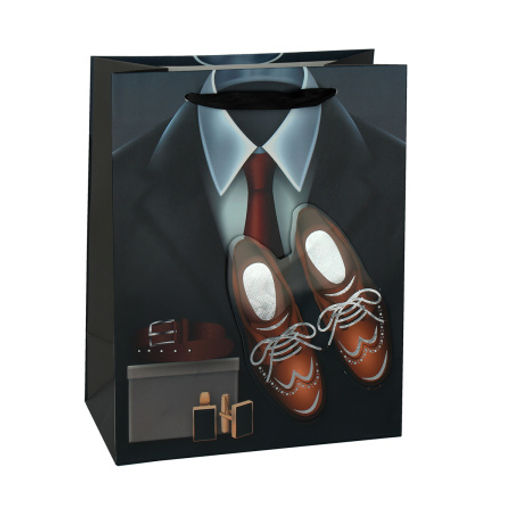 Пакет подарочный 23,5х19,5х8 / 1394S /уп 12/720/23 февраля микс - Галеонтрейд фото 2