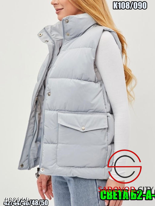 Жилетка женская с карманами - Bruno фото 9