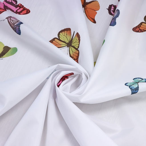 Штора для ванной Доляна «Бабочки», 180×180 см