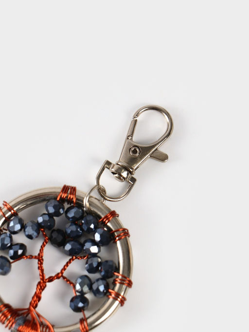 Брелок ловец снов «Древо жизни», 19 см, серый