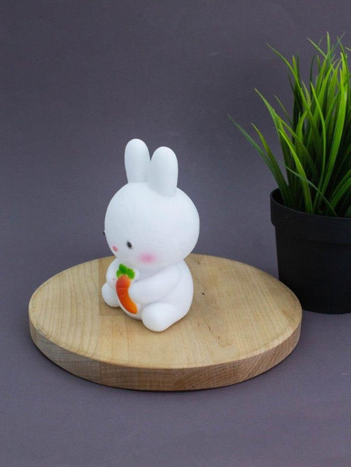 Ночник iLikeGift "Bunny carrot", white (12*6.5 см)