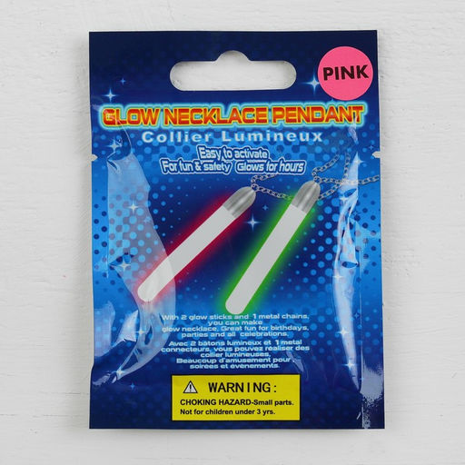 Неоновая палочка Кулон, набор 2 шт., цвета МИКС - Simaland фото 3