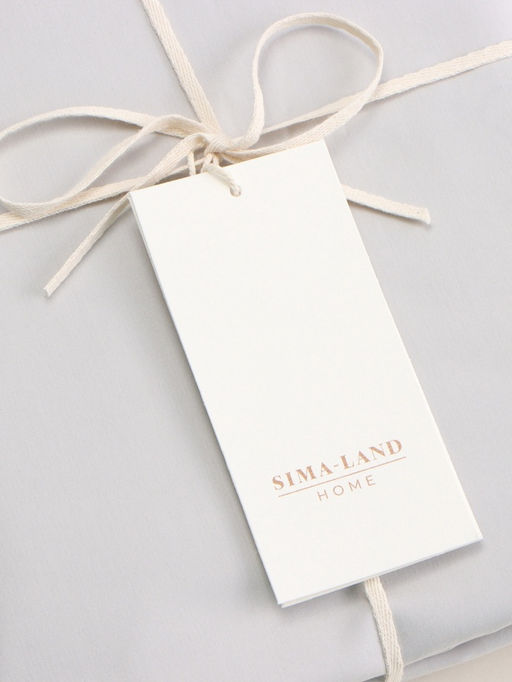 Простыня евро-макси SL Home Percale 300ТС, 235280 см, серая, хлопок 100% - Sima-land home фото 6