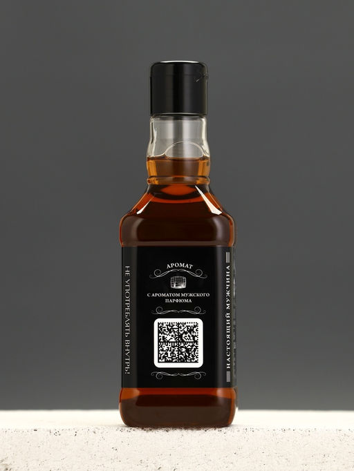 Подарочный набор: гель для душа виски 250 мл и мочалка-рукавица, Чистое счастье