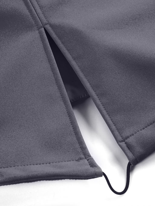 Парка спортивная женская с капюшоном softshell темно-серого цвета 9568TC - Mtforce фото 30