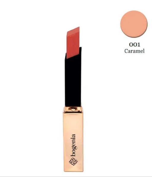 Bogenia BG700 Помада для губ Gel Lipstick тон 001,карамель 2.2 гр  фото 6