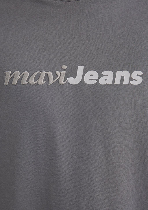 Mavi Jeans Nak?sl? Gri Tisort  фото 6
