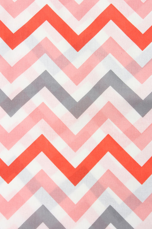 Чехол на подушку для кормления на липучке арт. ЧХ-ПД-К/зигзаг розовый