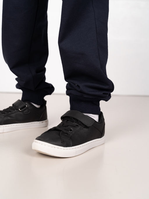 Брюки футер 2-х нитка,темно-синие - Binita фото 5