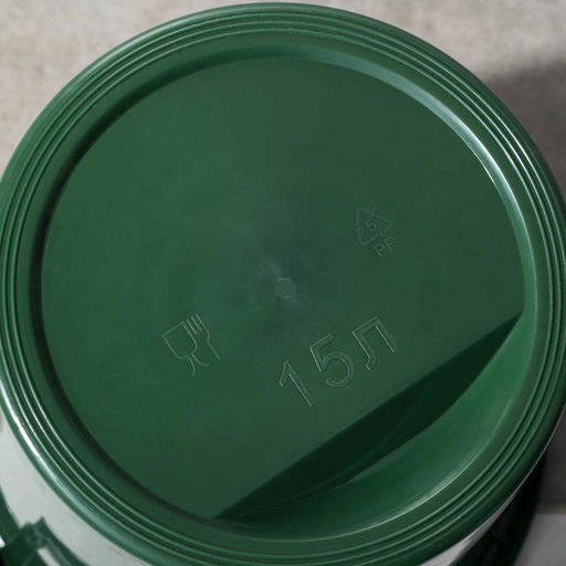 Ведро хозяйственное, 15 л, пластик, МИКС