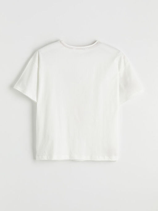 Bisiklet Yaka Bask?l? Kad?n Pijama Tak?m