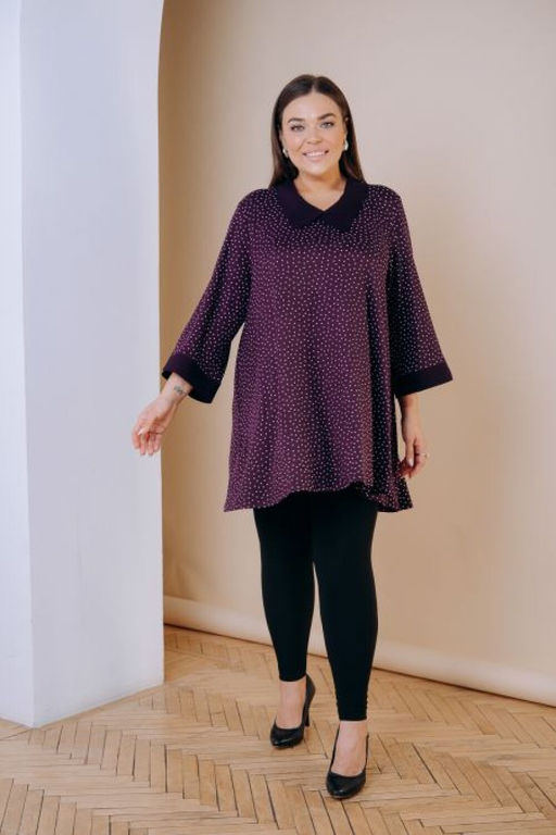 Туника Luxury Moda 1395 фиолетовый