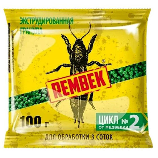 Рембек 100г экструдированные гранулы от медведки