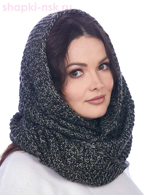 55335-1 Комплект женский (колпак+снуд) (56-58) - Static фото 3