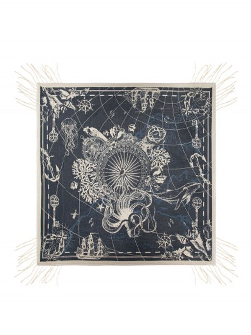 Платок жен. виск+шерсть 130х130 LDR33-956-12 - Labbra фото 3