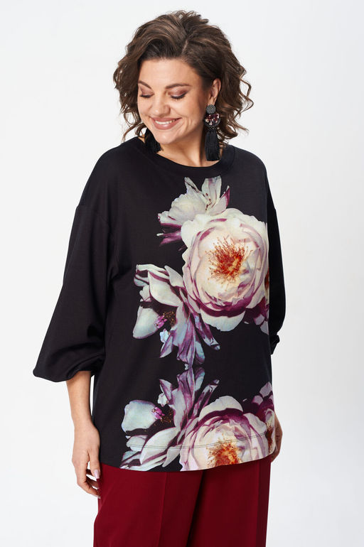 Джемпер Gizart 15360 Черный+пион