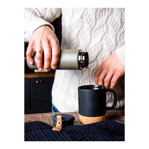 Кружка с крышкой Walmer Domino, 0.4 л, цвет черный  фото 13