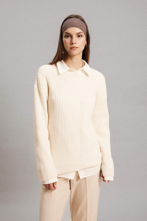 Пуловер-туника стандартного кроя - Defacto фото 3