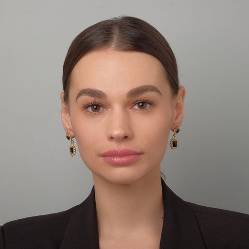 Серьги со стразами Ажур дуэт, цвет чёрный в золоте - Queen fair фото 2