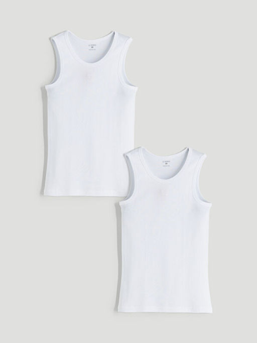 U Yaka Penye Erkek Atlet 2li - Waikiki фото 4