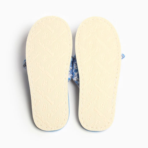 Тапочки женские с открытым носом Smile of Milady, размер 36-37, голубые