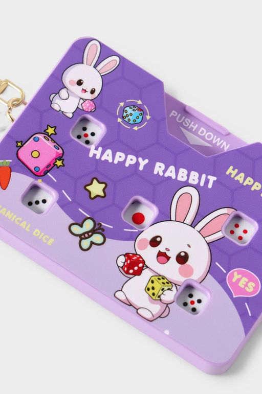 Брелок для ключей «Игра: Механические кости. Зайчик», 8.5×5.6×0.9 см