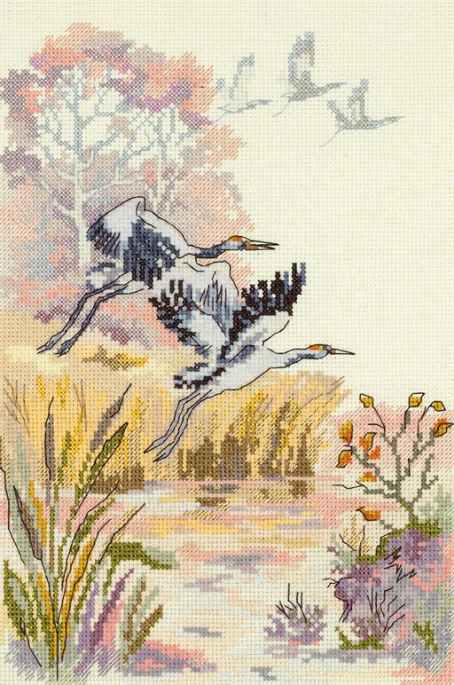 Набор для вышивания PANNA PT-7189 В теплые края 17.5 х 25.5 см