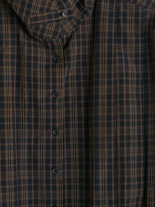 Hakim Yaka Ekose Oversize Kad?n G?mlek