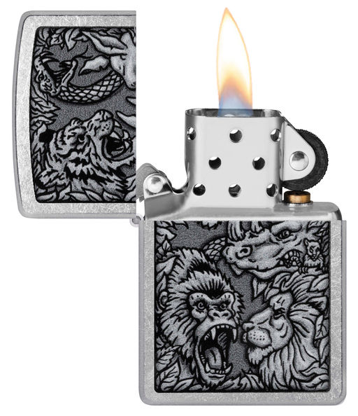 Зажигалка ZIPPO Джунгли | Jungle Design 48567  фото 3