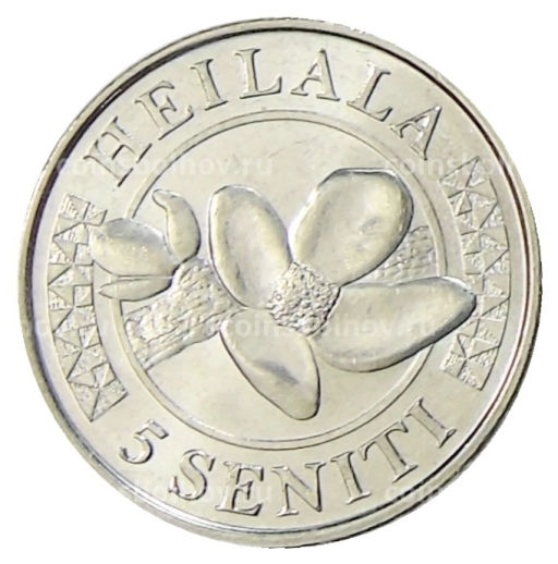 Монета 5 сенити 2015 года Тонга