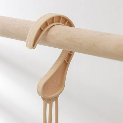 Кашпо для цветов подвесное «Алиция», 3 л, с поддоном, цвет белая глина