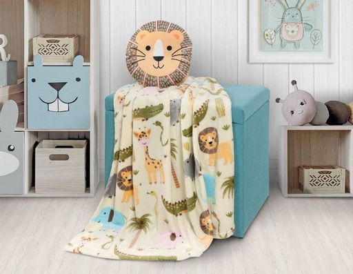 Покрывало-плед Лимпопо фланель-микрофибра 150*200 см. - Лен поволжья фото 2