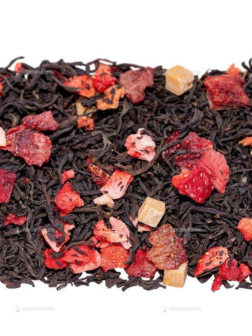 Черный "Земляника со сливками" . Черный Ароматизированный