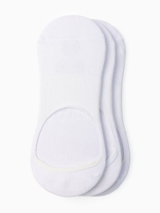 Набор спортивных подследников с компрессией, 3 пары, размер 39-41, белый