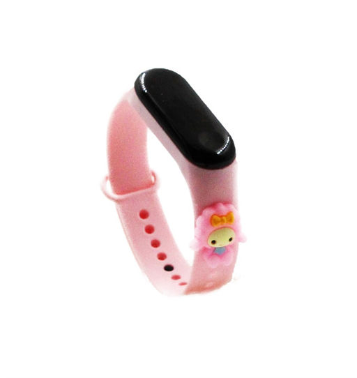 Часы наручные сенсорные (WTC-7) резин. браслет с фигуркой "Милашка"