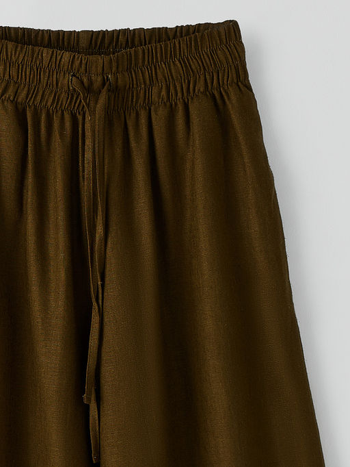 Бриджи домашние женские льняные зеленые - Mark formelle фото 9