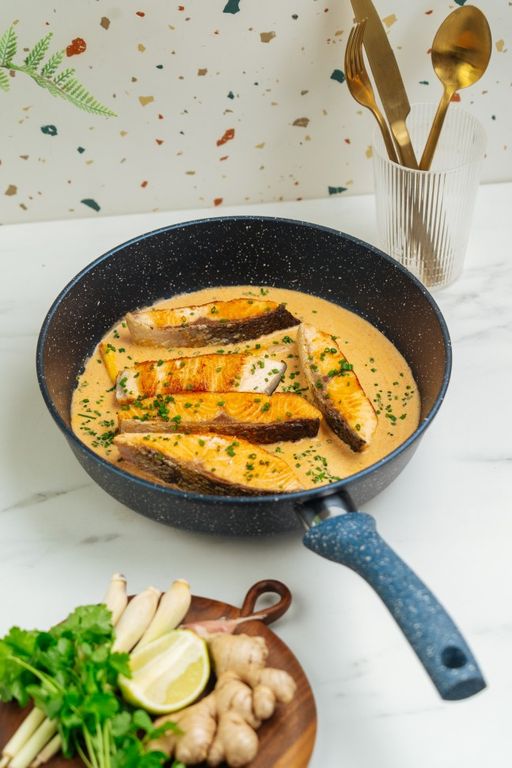 Сковорода Природные минералы линия Сибирь несъемная ручка, 26 см - Нева металл посуда фото 7