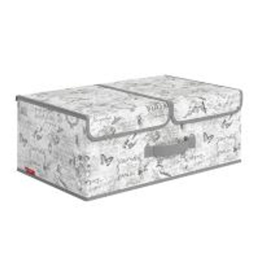 VAL VG-BOX-L2 Короб стеллажный 2-х секционный, 50*30*20 см, VINTAGE GREY, шт