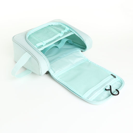 Косметичка-несессер дорожная на молнии, с крючком, мятная - Simaland фото 3
