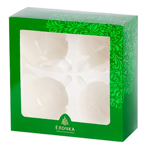 Елочная игрушка шар стеклянная Капельки д6см, ручная художественная роспись, подарочная упаковка, набор 4шт, цвета микс (Россия) - Домашняя мода фото 2