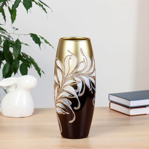 Ваза для цветов «Перо», d=7.5 см, 11×26 см, стекло