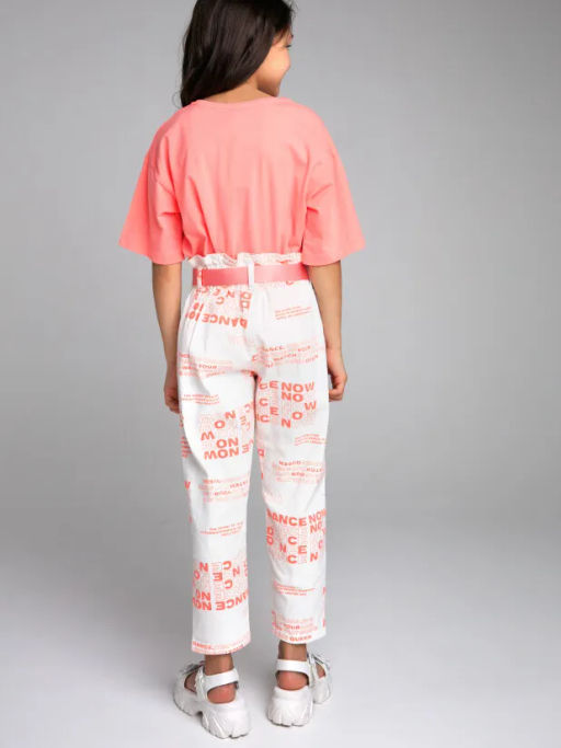 PlayToday / Брюки текстильные джинсовые для девочек  фото 4