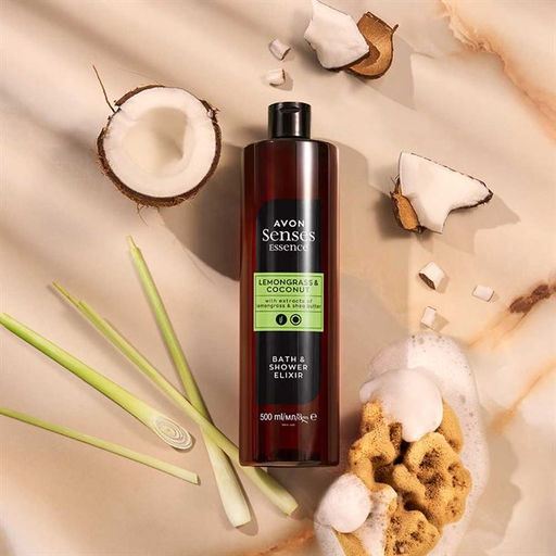 2 в 1 Средство для принятия ванн и душа Лемонграсс и кокос, 500 мл