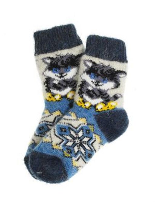 Носки детские Котенок дымок и орнамент 6641-3 - Рассказовские варежки фото 3
