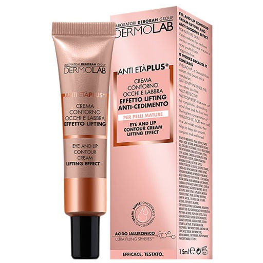 DEBORAH DERMOLAB Крем для век и губ Лифтинг эффект ANTI ETA PLUS EYE AND LIP CONTOUR CREAM LIFTING EFFECT 15 мл