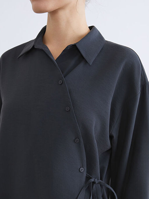 Modal Kar???ml? Kad?n G?mlek Tunik