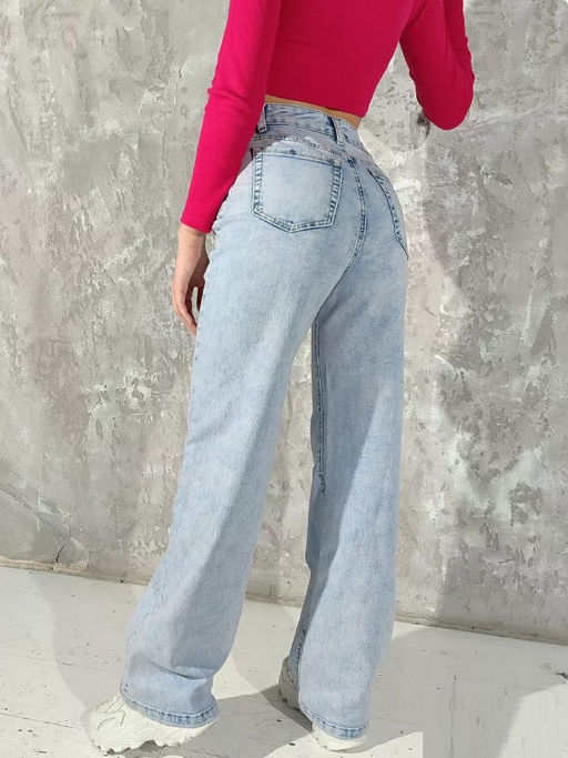 Джинсы женские трубы УЦЕНКА D35